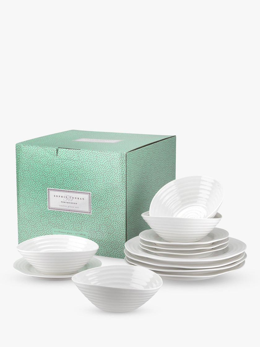 Service à dîner en porcelaine Sophie Conran - Blanc - 12 pièces