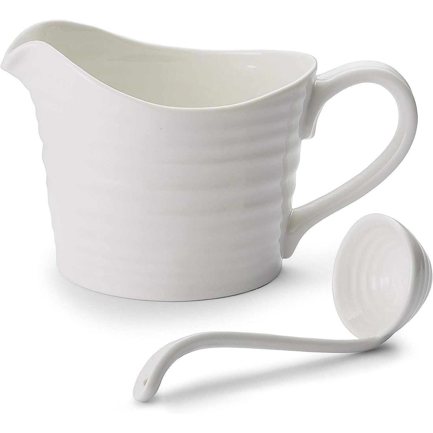 Sophie Conran - White - Sauce Jug & Mini Ladle