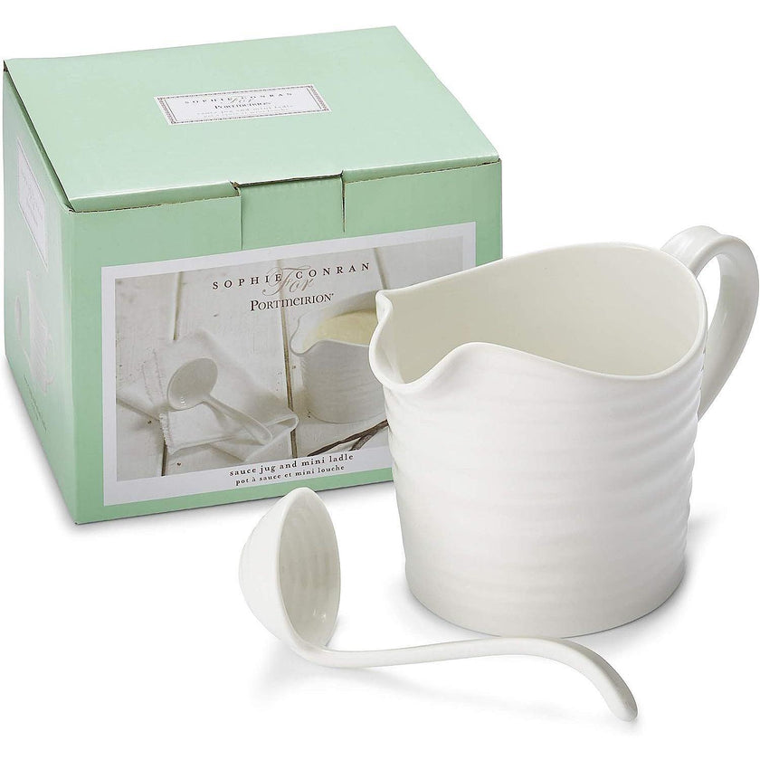 Sophie Conran - White - Sauce Jug & Mini Ladle