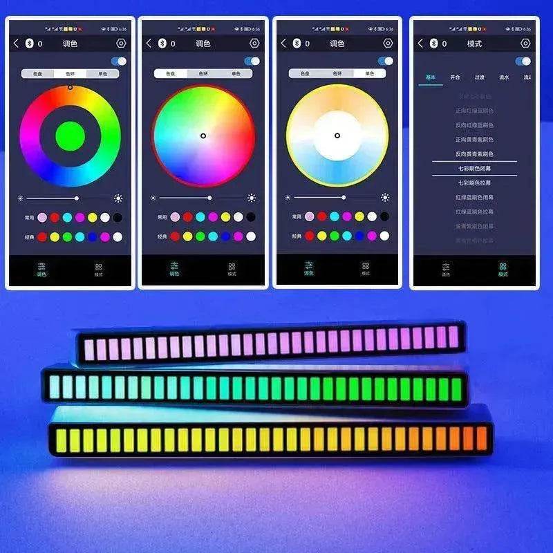 Sound Control Music Rhythm Light, Voice-Activated LED Strip