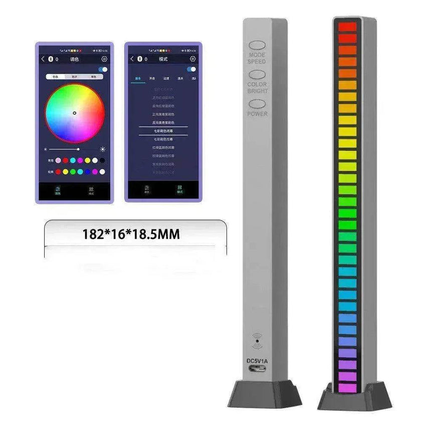 Sound Control Music Rhythm Light, Voice-Activated LED Strip