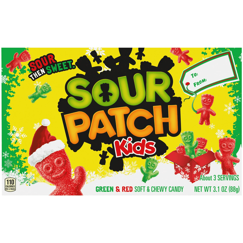 Sour Patch Kids Christmas (3.1oz Theater Box)