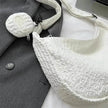 South Korea Ins Girl's Fashionable Cloud Puff Flower Shoulder Bag