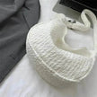 South Korea Ins Girl's Fashionable Cloud Puff Flower Shoulder Bag