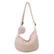 South Korea Ins Girl's Fashionable Cloud Puff Flower Shoulder Bag