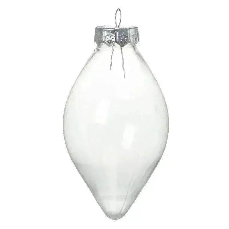 Special shaped Transparent Christmas Plastic Ball Bulb Modeling Props