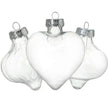 Special shaped Transparent Christmas Plastic Ball Bulb Modeling Props
