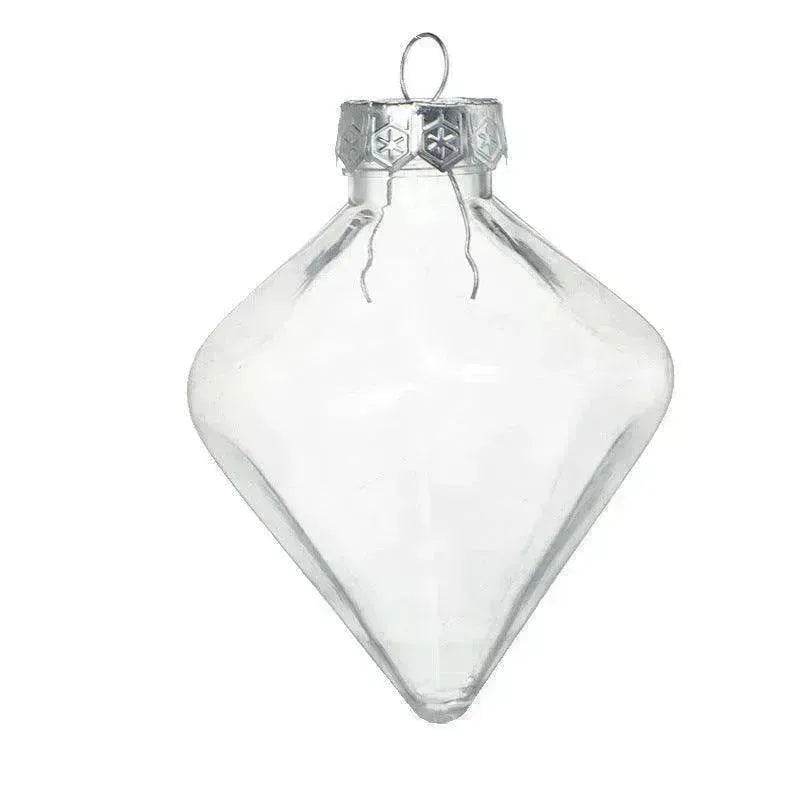 Special shaped Transparent Christmas Plastic Ball Bulb Modeling Props