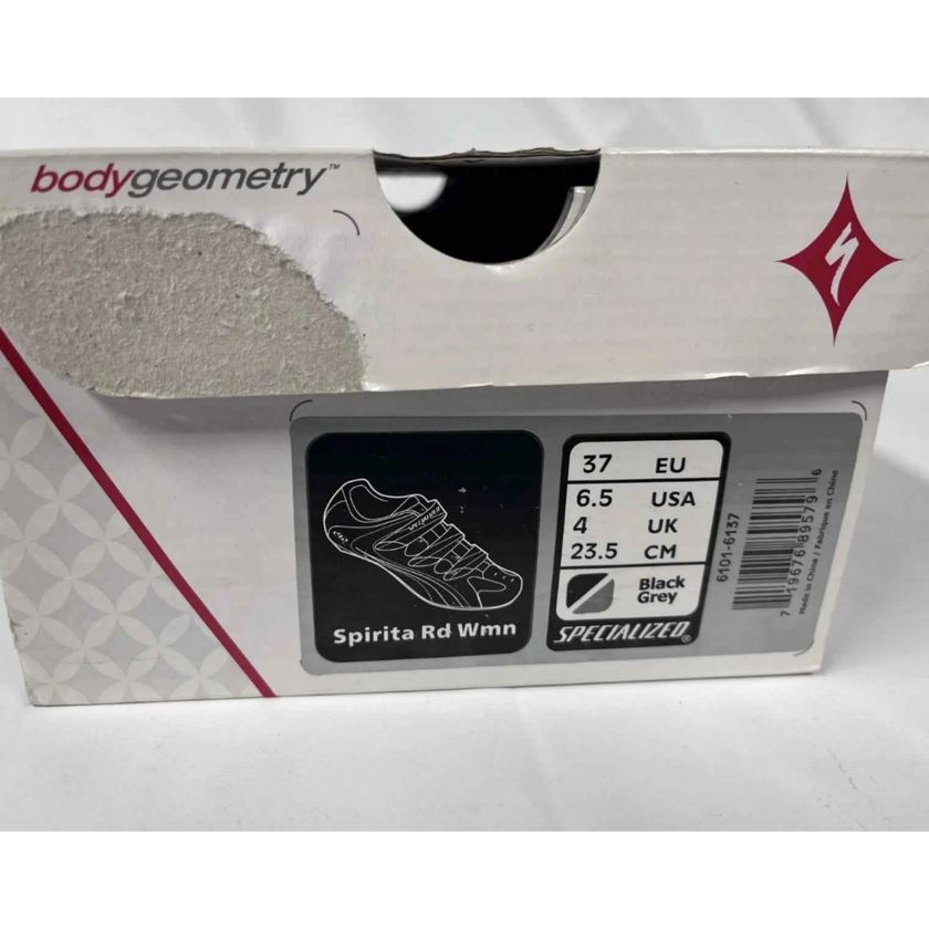 Specialized BodyGeometry Women's Spirita Road Cycling Shoes 37 EU SPD-R Look/SPD-SL Bolt