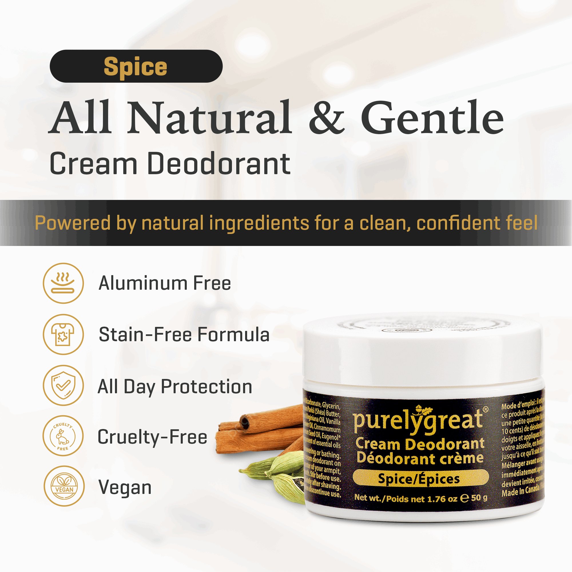 Spice Cream Deodorant