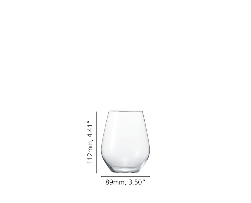 Spiegelau - AUTHENTIS CASUAL - Grand verre polyvalent (lot de 4) | 16 oz