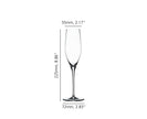 Spiegelau - AUTHENTIS - Champagne Flute (Set of 4) | 6 oz