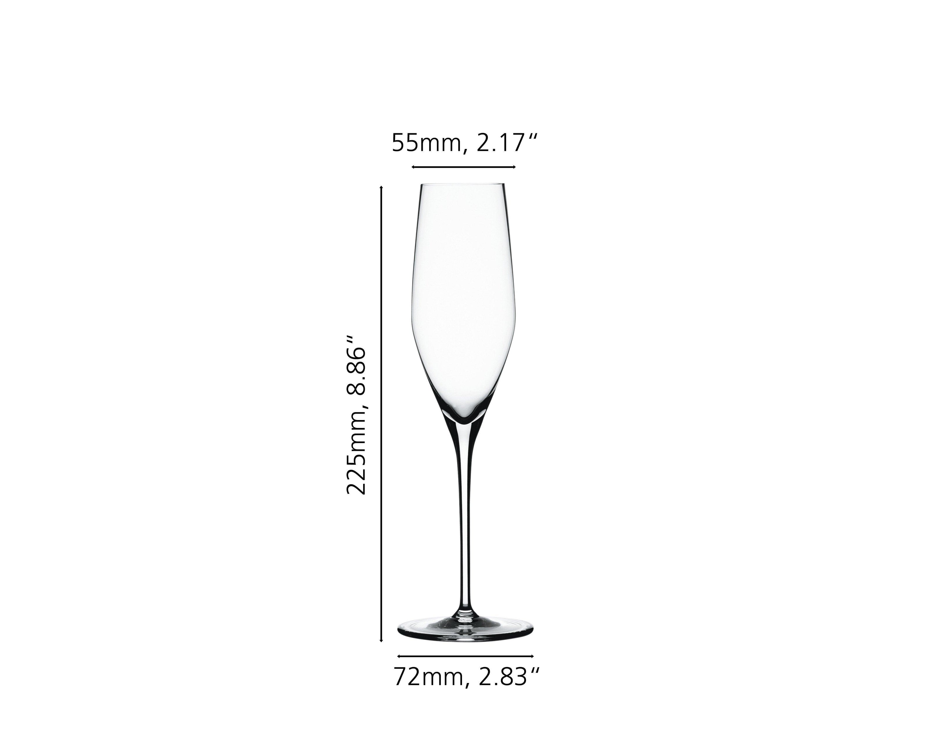 Spiegelau - AUTHENTIS - Champagne Flute (Set of 4) | 6 oz