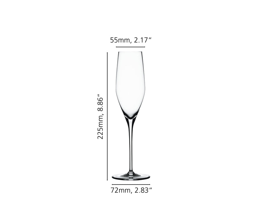 Spiegelau - AUTHENTIS - Champagne Flute (Set of 4) | 6 oz