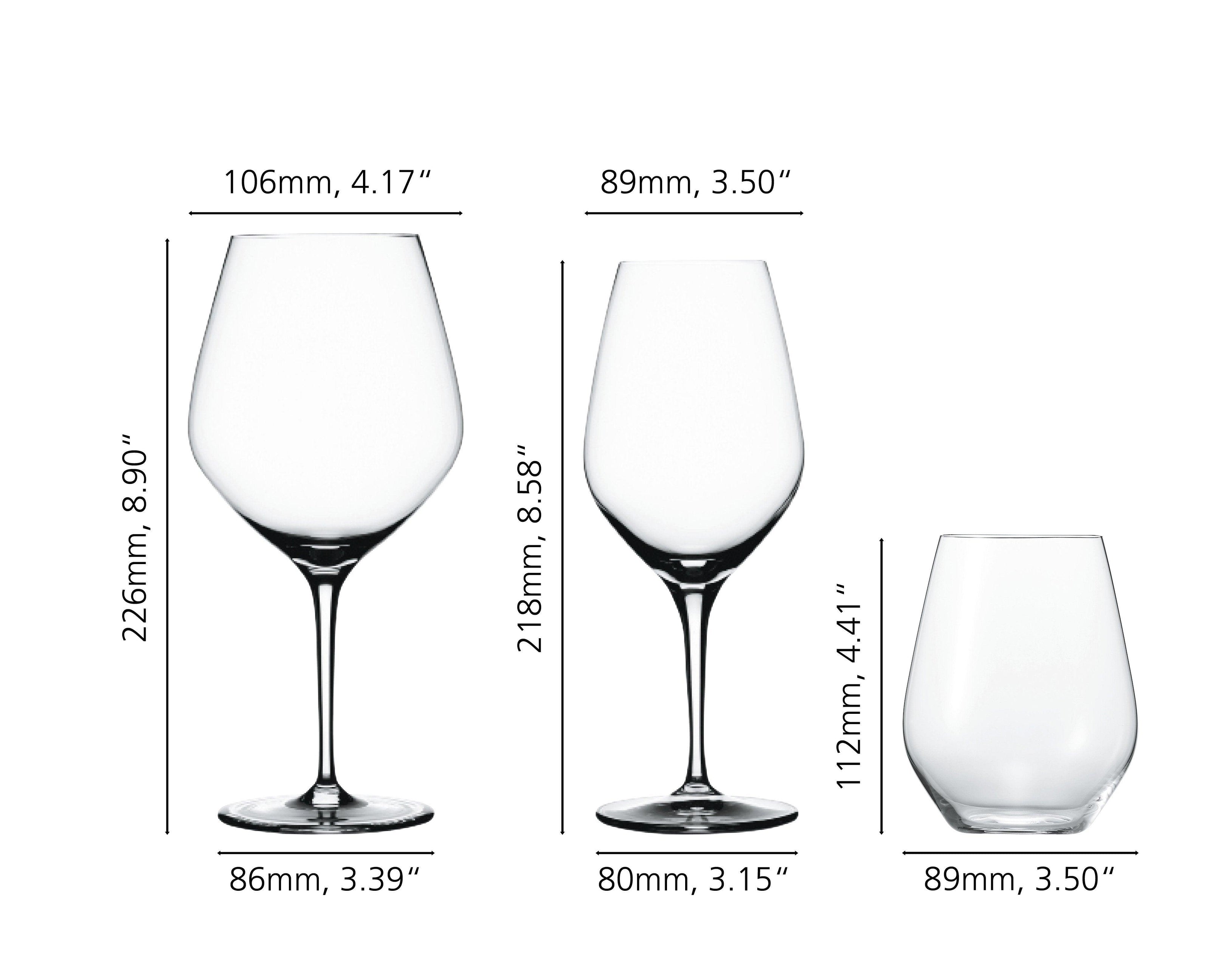 Spiegelau - AUTHENTIS  - Stemware/Tumbler  Set (Set of 12)