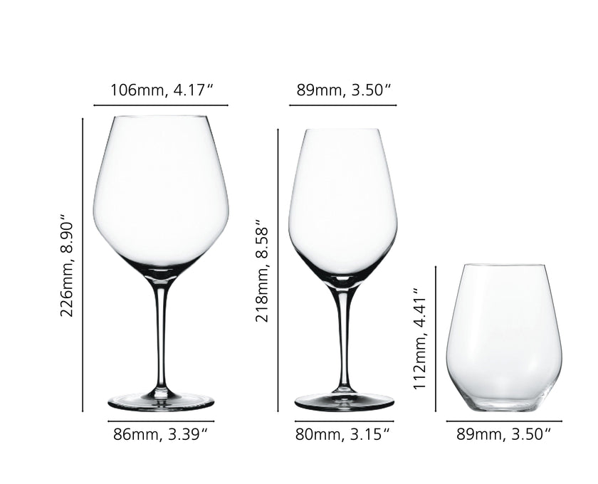 Spiegelau - AUTHENTIS  - Stemware/Tumbler  Set (Set of 12)