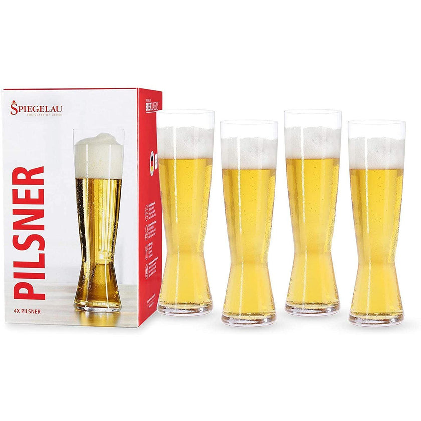 Spiegelau - BEER CLASSICS - Tall Pilsner (Set of 4) | 14 oz