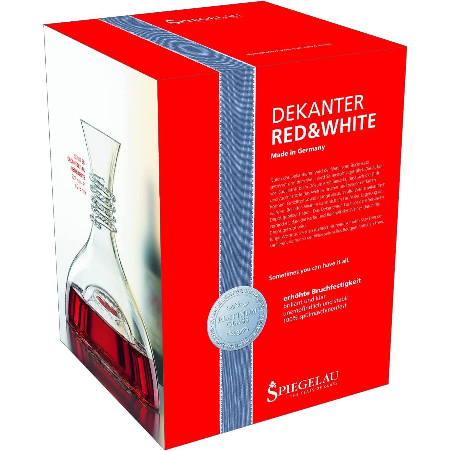 Spiegelau - Red & White Decanter 1L