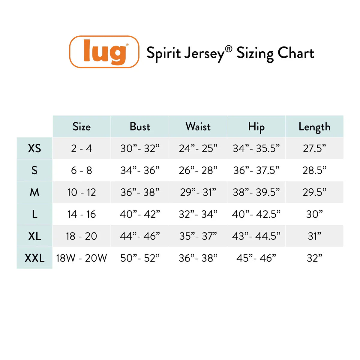 LUG - Spirit Jersey® - Live Life in Color