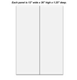 Split canvas prints 2 panels 12