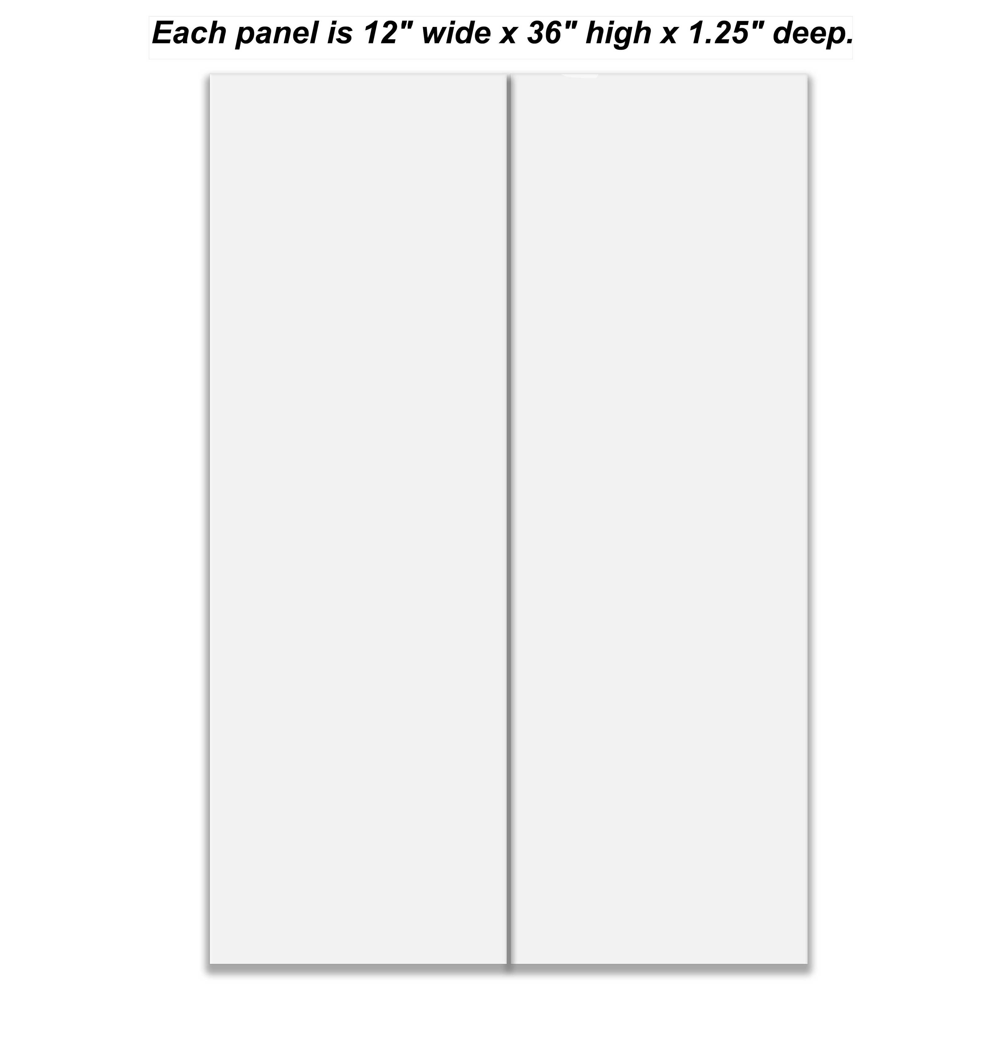 Split canvas prints 2 panels 12