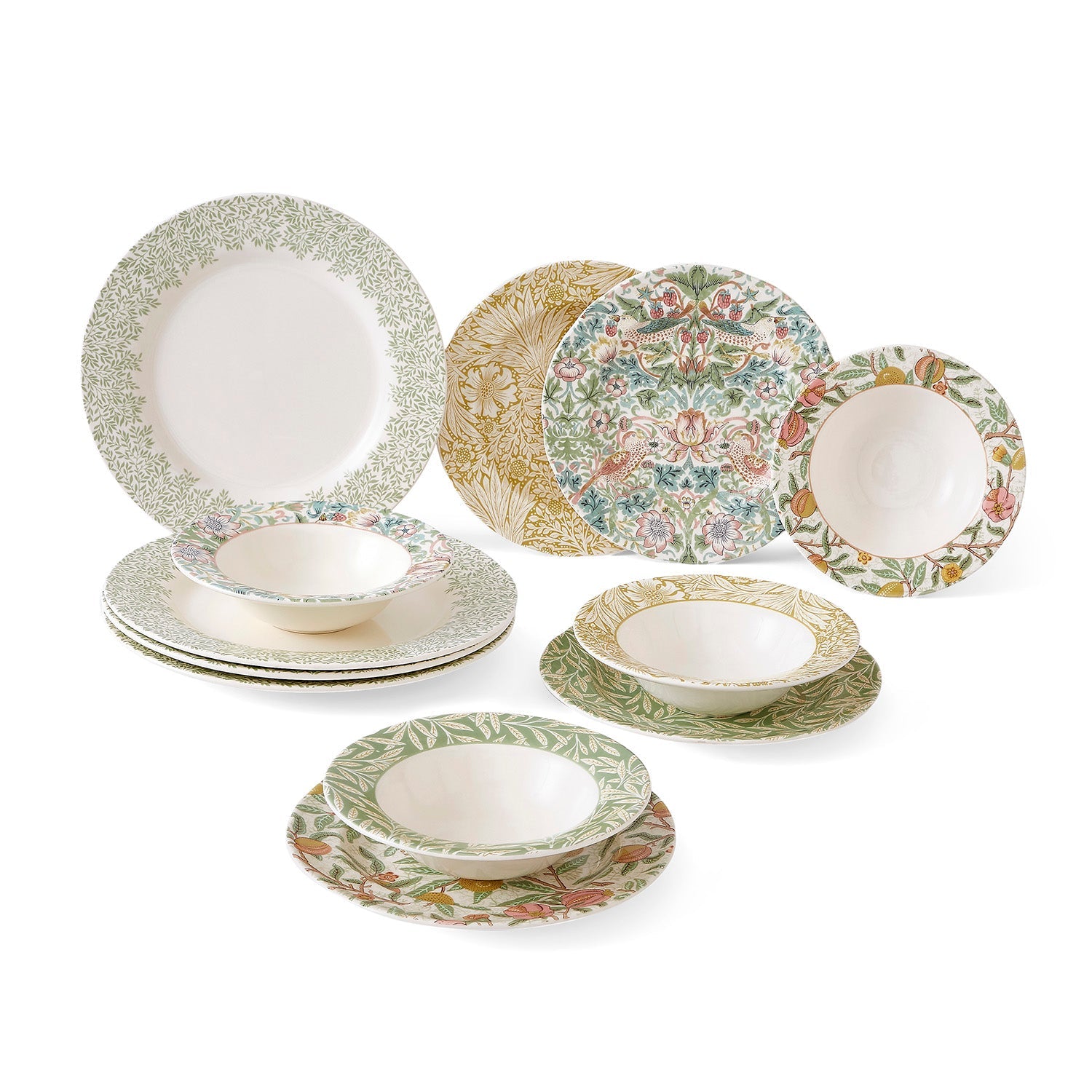 Spode - 12Pc Set - Morris & Co
