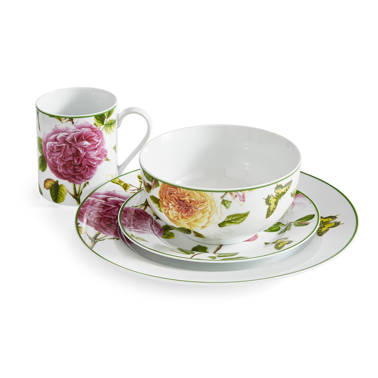 Spode - 16Pc Set Roses