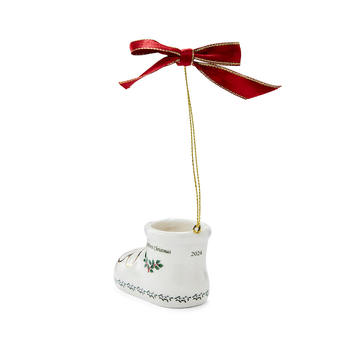 Spode - Baby Bootie Ornament Dtd 2024