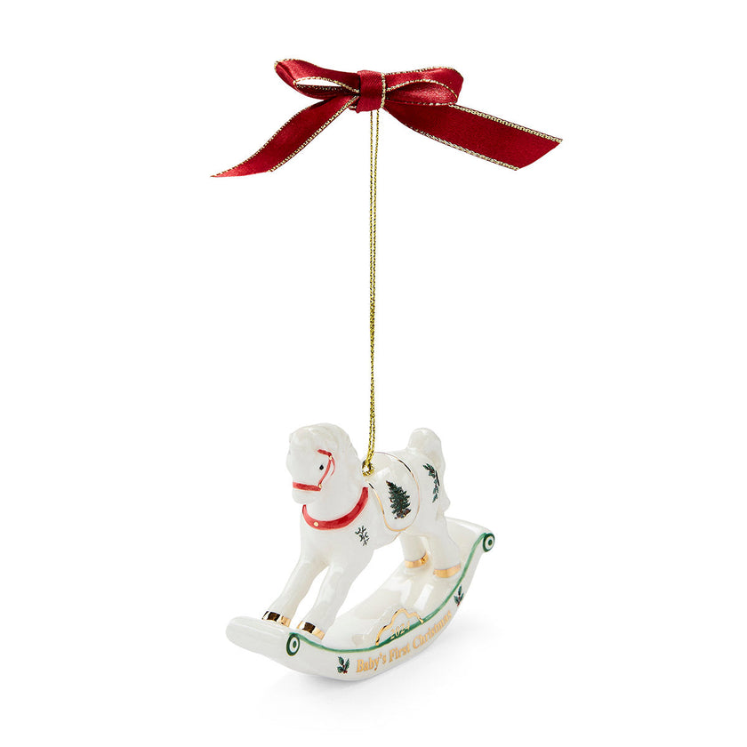 Spode - Baby's 1St Horse Ornament Dtd 2024