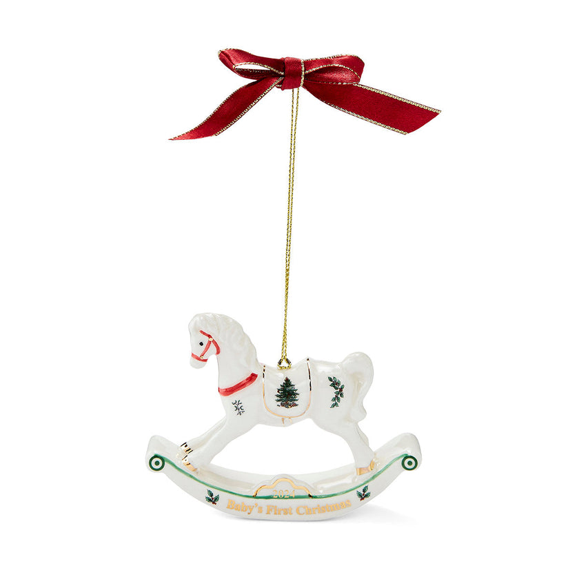Spode - Baby's 1St Horse Ornament Dtd 2024