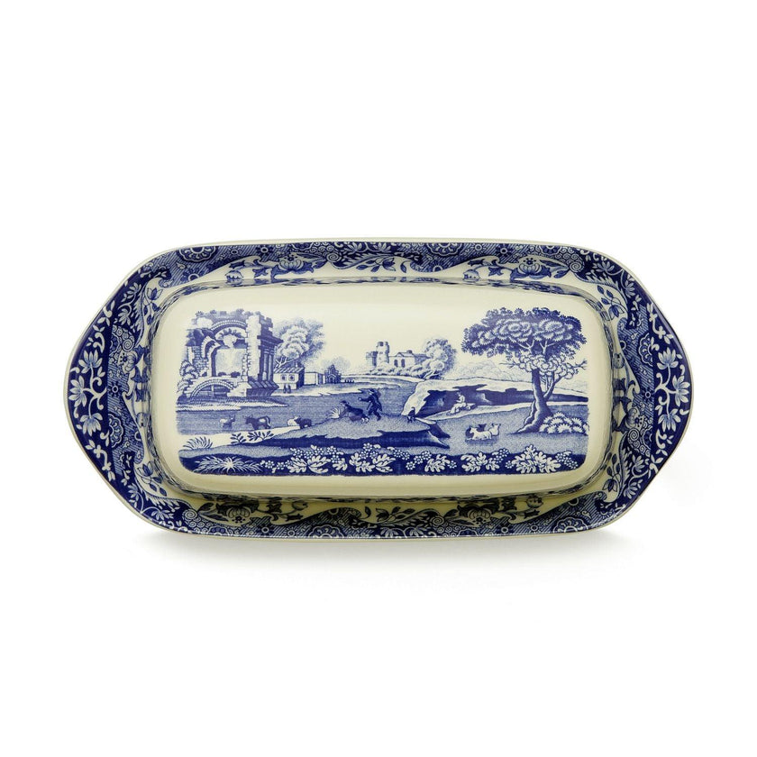 Spode - Blue Italian - Butter Dish