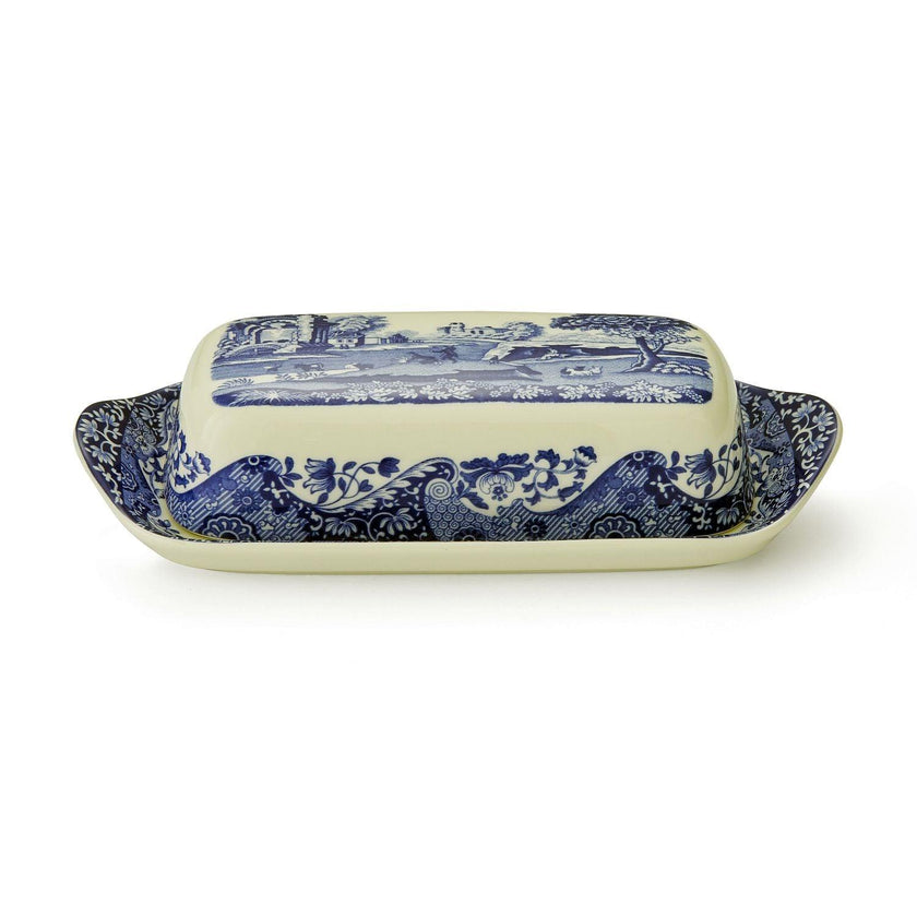 Spode - Blue Italian - Butter Dish