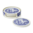 Spode - Blue Italian - Dessous de verre en céramique avec support | 3,75 pouces