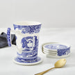 Spode - Blue Italian - Dessous de verre en céramique avec support | 3,75 pouces