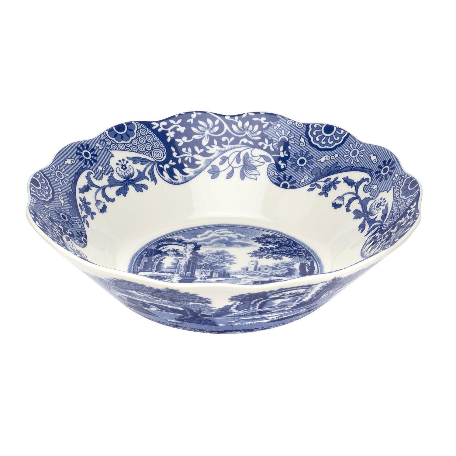 Bol à marguerites Spode - Blue Italian | 25 cm (10 pouces)