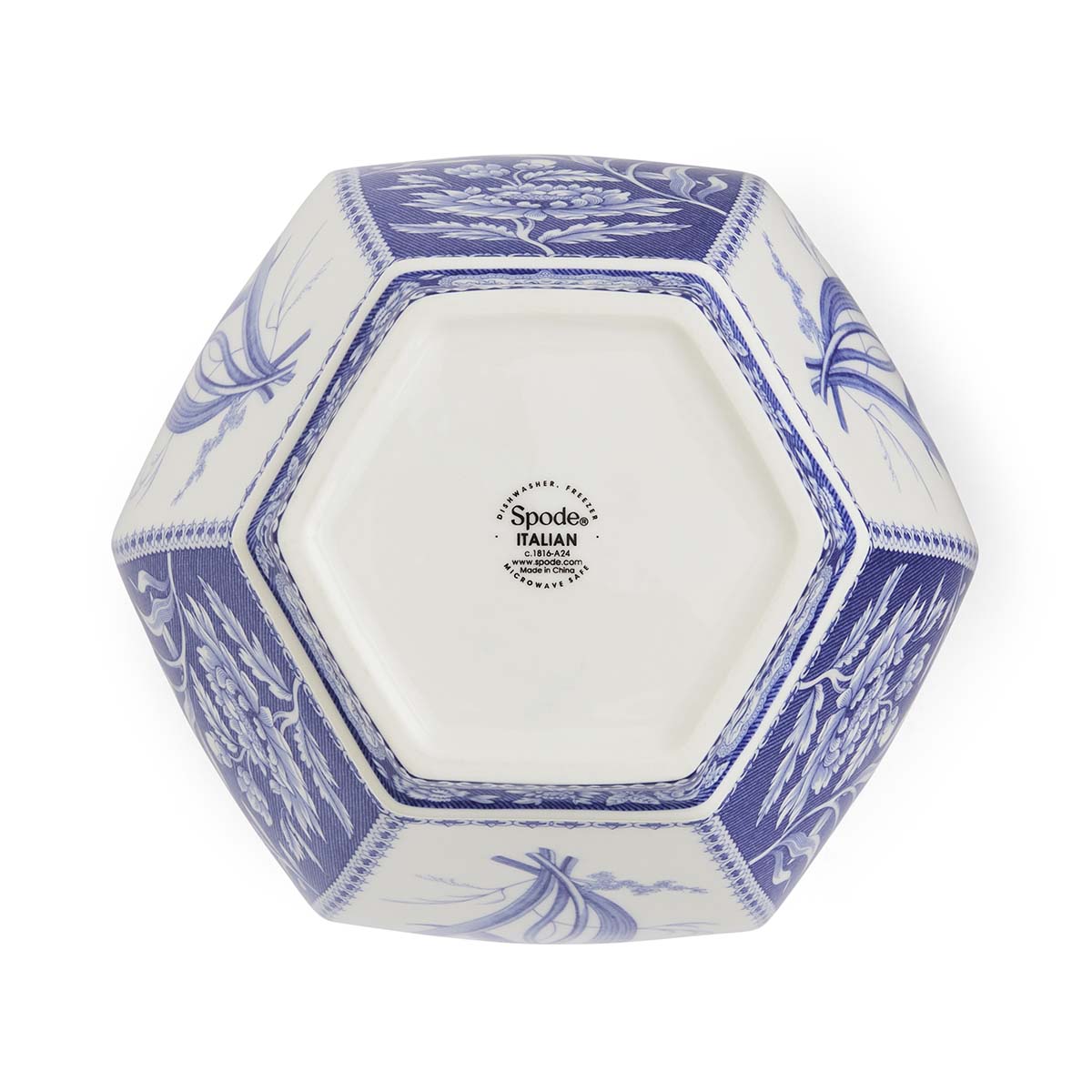 Spode - Blue Italian - Ginger Jar 15.5 Floral