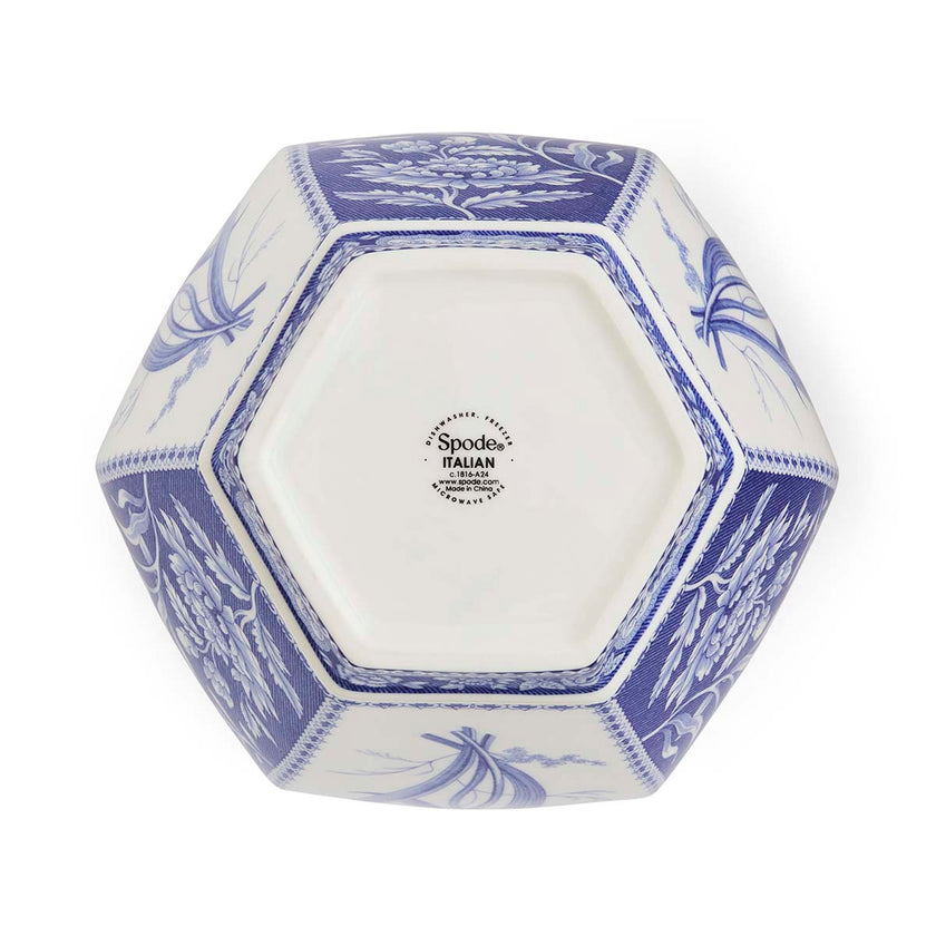 Spode - Blue Italian - Ginger Jar 15.5 Floral