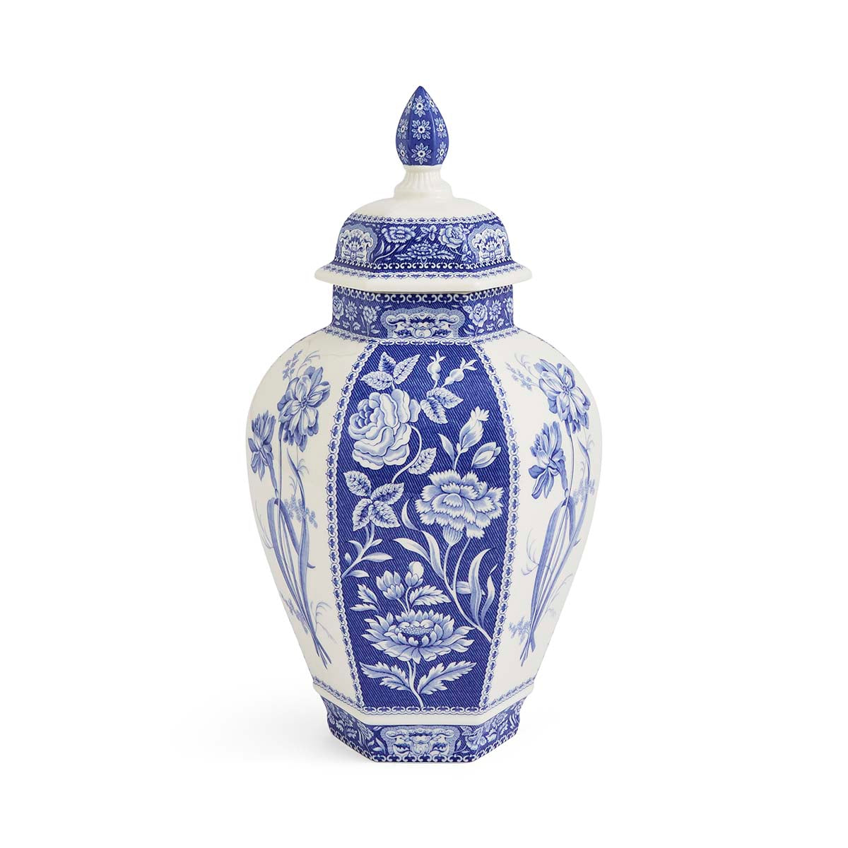 Spode - Blue Italian - Ginger Jar 15.5 Floral