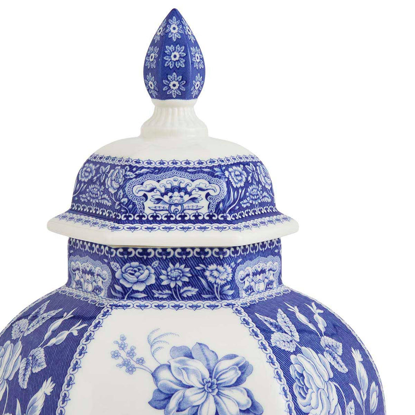 Spode - Blue Italian - Ginger Jar 15.5 Floral