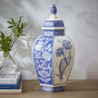 Spode - Blue Italian - Ginger Jar 15.5 Floral