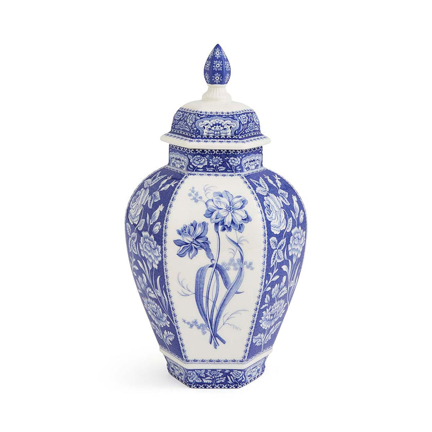 Spode - Blue Italian - Ginger Jar 15.5 Floral