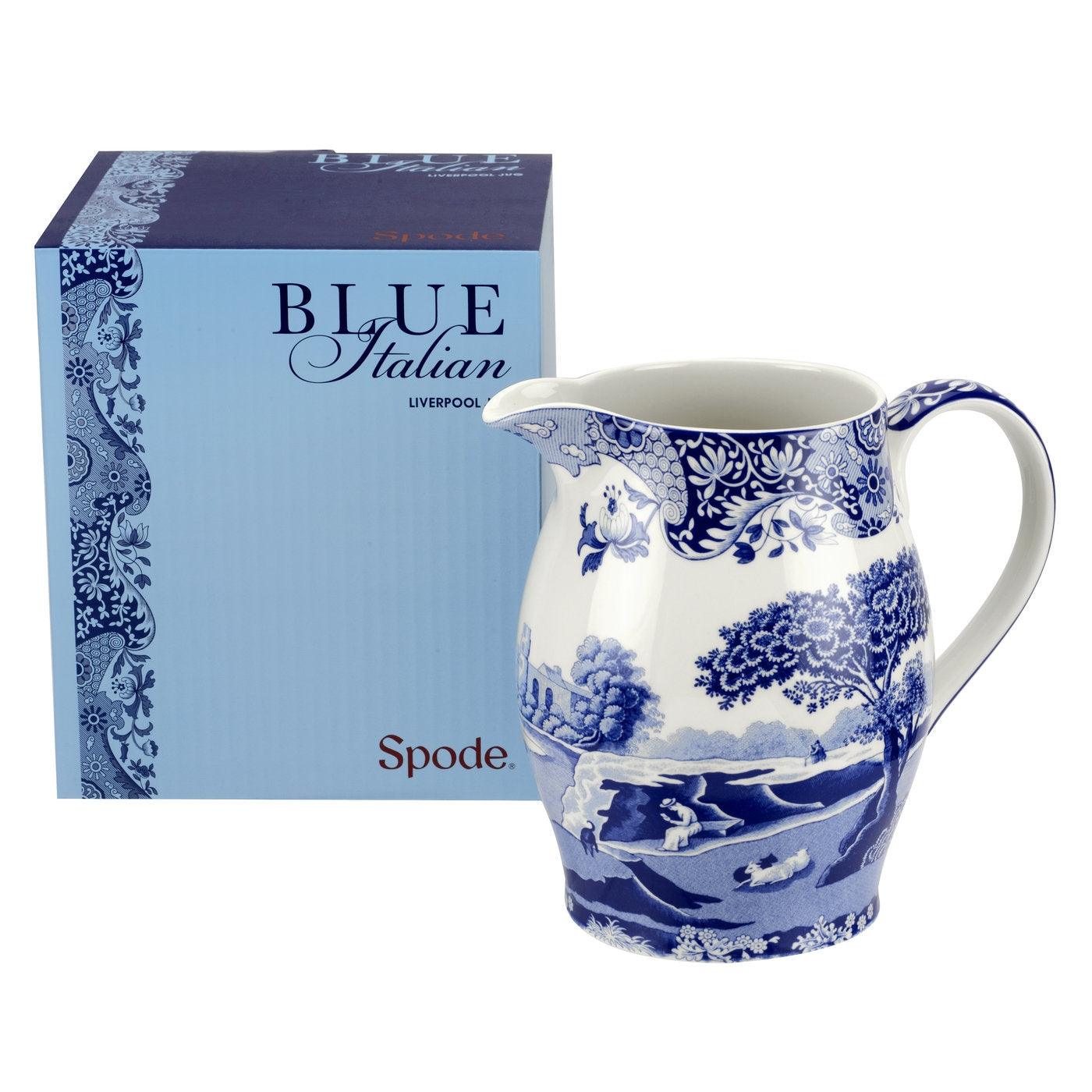 Spode - Blue Italian - Cruche de Liverpool
