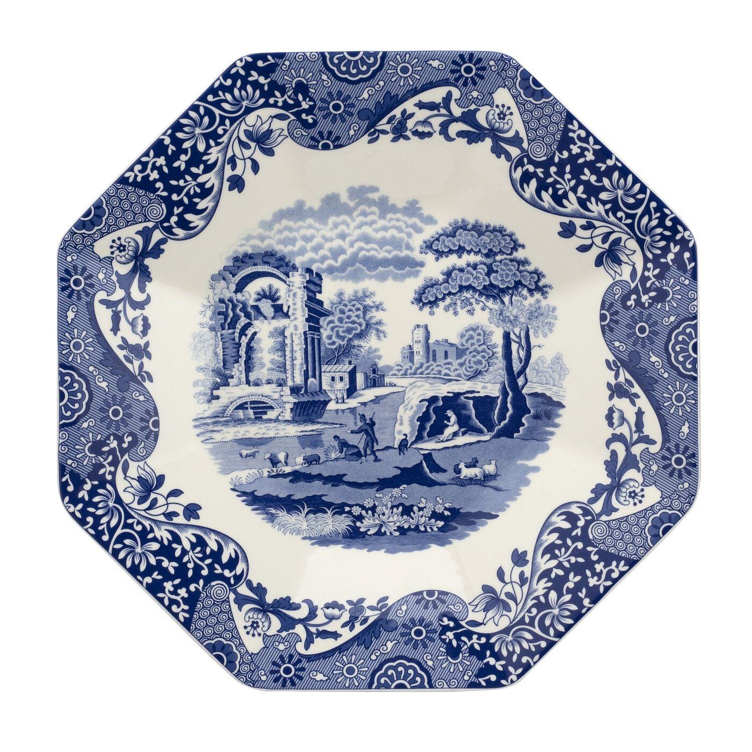 Spode - Blue Italian - Octagonal Platter