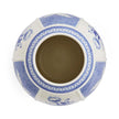 Spode - Blue Italian - Panel Vase 10 British Flowers