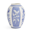Spode - Blue Italian - Panel Vase 10 British Flowers