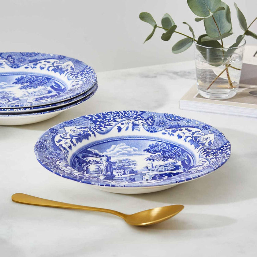 Assiette à soupe Spode - Blue Italian