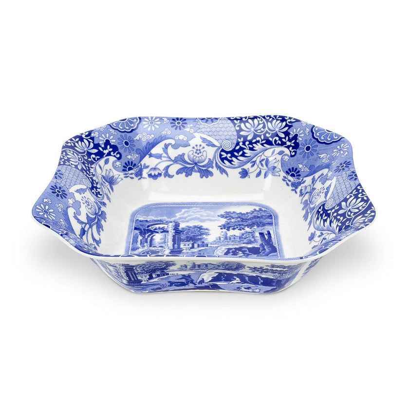 Spode - Blue Italian - Square Salad Bowl