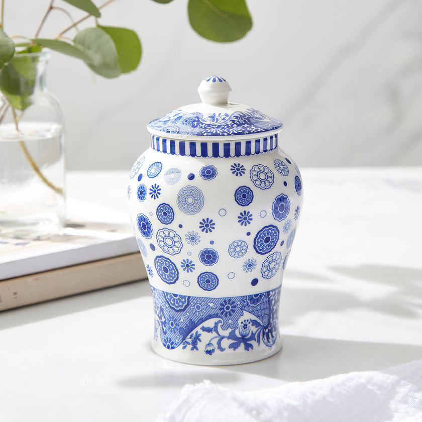 Spode - Blue Italian - Vase Brocato 5