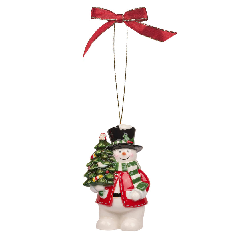 Spode - Christmas Snowman Ornament