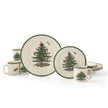 Spode - Christmas Tree - 12 Piece Set - Dinner, Salad, Mug